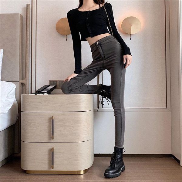slim women high waist jeans stretch pencil pants skinny casual trousers women's, Blue
slim women high waist jeans stretch pencil pants skinny casual trousers women's, Blue