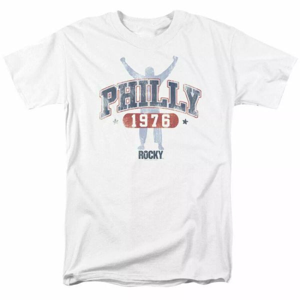 rocky philly 1976 t shirt mens licensed boxing movie tee rocky balboa white, White;black
rocky philly 1976 t shirt mens licensed boxing movie tee rocky balboa white, White;black