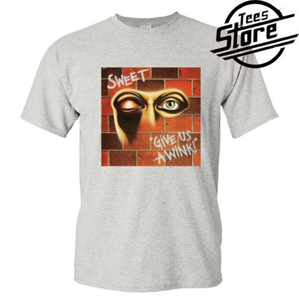 the sweet band give us a wink logo men's grey t-shirt size s to 3xl, White;black
the sweet band give us a wink logo men's grey t-shirt size s to 3xl, White;black