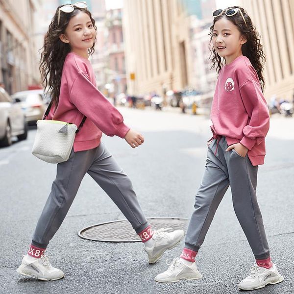 clothing sets child's fashion children 2021 spring autumn toddler girls clothes + pants tracksuit kids 4-14 years, White
clothing sets child's fashion children 2021 spring autumn toddler girls clothes + pants tracksuit kids 4-14 years, White