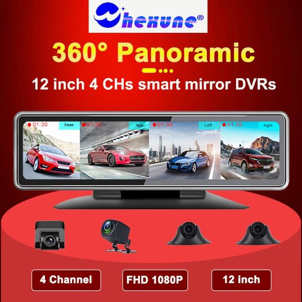 channel 12 inch car dvr camera 360 panoramic video recorder 1080p rearview mirror dash cam night vision loop recording dvrs
channel 12 inch car dvr camera 360 panoramic video recorder 1080p rearview mirror dash cam night vision loop recording dvrs