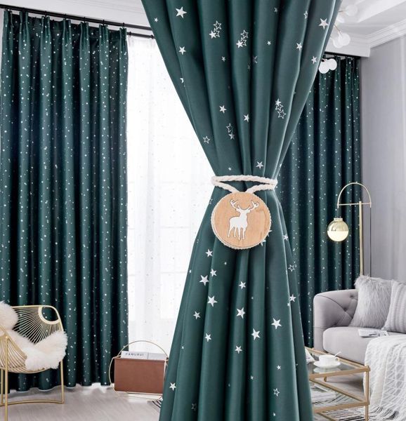 thickened silver star window curtain full blackout fabric living room bedroom finished & drapes
thickened silver star window curtain full blackout fabric living room bedroom finished & drapes