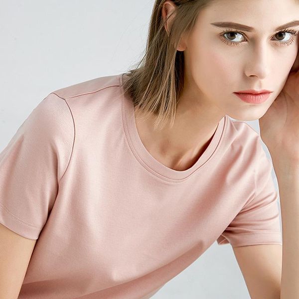 saimishi women t-shirts casual pink tee summer female shirt short sleeve morandi color clothing 80 cotton urban classic women's t-shir, White
saimishi women t-shirts casual pink tee summer female shirt short sleeve morandi color clothing 80 cotton urban classic women's t-shir, White