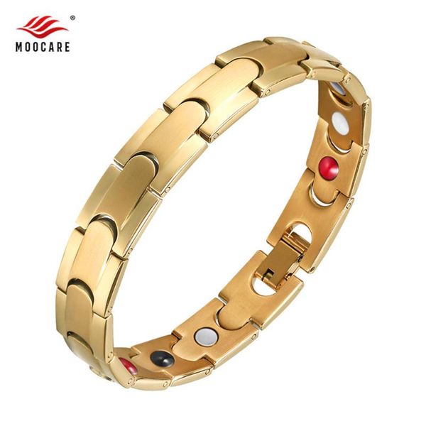 moocare bracelet men rose gold black chain stainless steel health magnetic germanium elements bracelets for women link,
moocare bracelet men rose gold black chain stainless steel health magnetic germanium elements bracelets for women link,