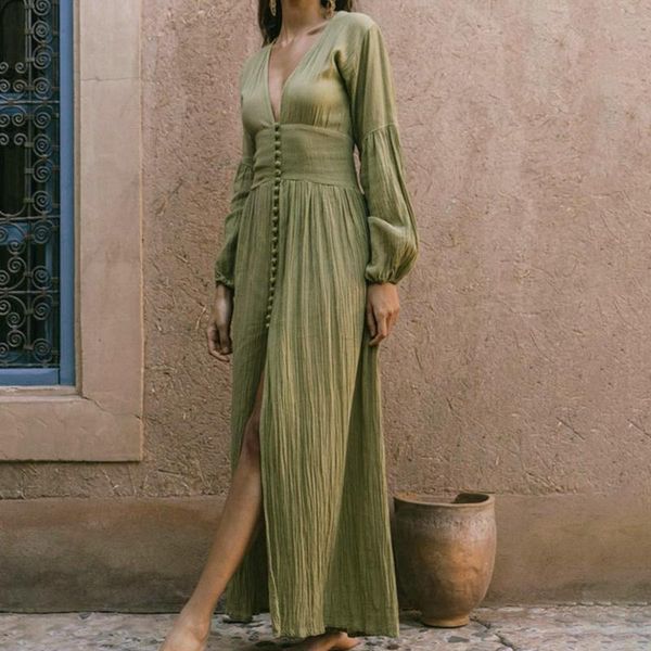 casual dresses female robe elegant party holiday vintage 2021 v-neck women's summer dress long sleeve clothes sundress, Black;gray
casual dresses female robe elegant party holiday vintage 2021 v-neck women's summer dress long sleeve clothes sundress, Black;gray
