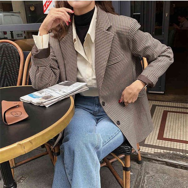 women's suits & blazers colorfaith autumn winter jackets fashionable vintage oversized elegant lady wild checkered jk0276 v5gv, White;black
women's suits & blazers colorfaith autumn winter jackets fashionable vintage oversized elegant lady wild checkered jk0276 v5gv, White;black