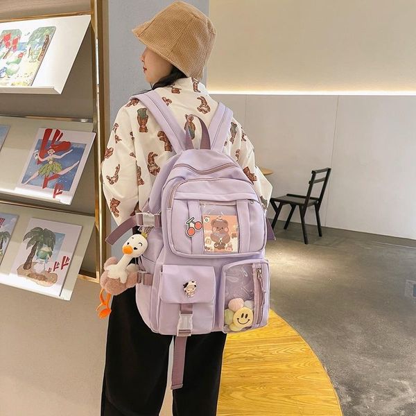 school bags lovely girl student transparent women canvas backpack korean high for teenage girls backpacks female
school bags lovely girl student transparent women canvas backpack korean high for teenage girls backpacks female