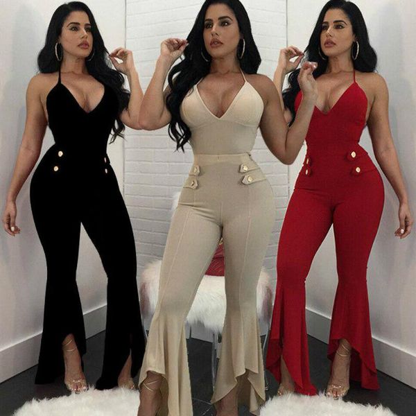 women's jumpsuits & rompers women fashion summer party flare jumpsuit playsuit bodycon romper solid trousers clubwear s-xxl, Black;white
women's jumpsuits & rompers women fashion summer party flare jumpsuit playsuit bodycon romper solid trousers clubwear s-xxl, Black;white