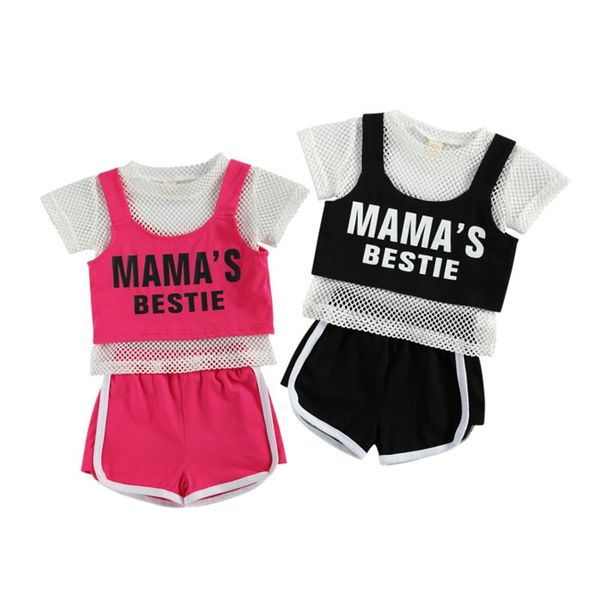 clothing sets toddler baby girl kids clothes 1-6y letter print sleeveless mesh t shirt shorts set 3pcs tracksuit summer, White
clothing sets toddler baby girl kids clothes 1-6y letter print sleeveless mesh t shirt shorts set 3pcs tracksuit summer, White