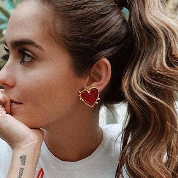 dangle & chandelier 2021 design red heart stud earring women metal gold color eye lips wedding statement earrings fashion party jewelry, Silver
dangle & chandelier 2021 design red heart stud earring women metal gold color eye lips wedding statement earrings fashion party jewelry, Silver