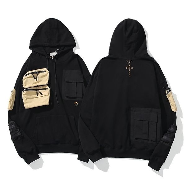 version 1:1 travis scott cactus jack pockets stitching hoodies women men hooded sweatshirts hiphop hoodies men pullover 201128, Black
version 1:1 travis scott cactus jack pockets stitching hoodies women men hooded sweatshirts hiphop hoodies men pullover 201128, Black