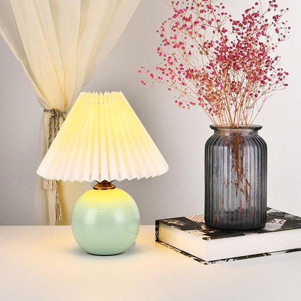 table lamps korean pleated lamp ins diy ceramic for living room home deco cute with tricolor led bulb beside
table lamps korean pleated lamp ins diy ceramic for living room home deco cute with tricolor led bulb beside
