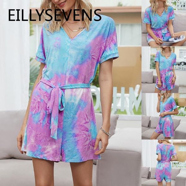 women's jumpsuits & rompers summer tie-dye print jumpsuit shorts casual loose short sleeve v-neck beach bodycon party playsuit#g2, Black;white
women's jumpsuits & rompers summer tie-dye print jumpsuit shorts casual loose short sleeve v-neck beach bodycon party playsuit#g2, Black;white