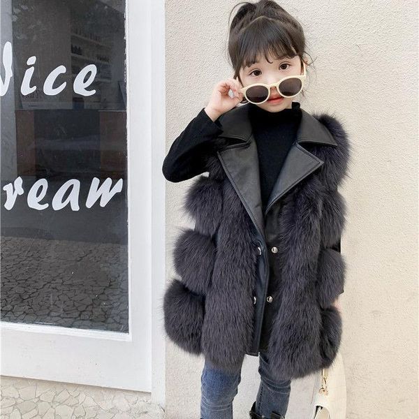 jackets children faux fur leather vest coat autumn winter motorcycle girls fashion sleeveless kids waistcoat clothes z35, Blue;gray
jackets children faux fur leather vest coat autumn winter motorcycle girls fashion sleeveless kids waistcoat clothes z35, Blue;gray