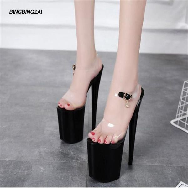 shoes woman amazing 20cm thin heels sandals rhinestone casual party platform pumps peep toe buckle 34-44 dress, Black
shoes woman amazing 20cm thin heels sandals rhinestone casual party platform pumps peep toe buckle 34-44 dress, Black
