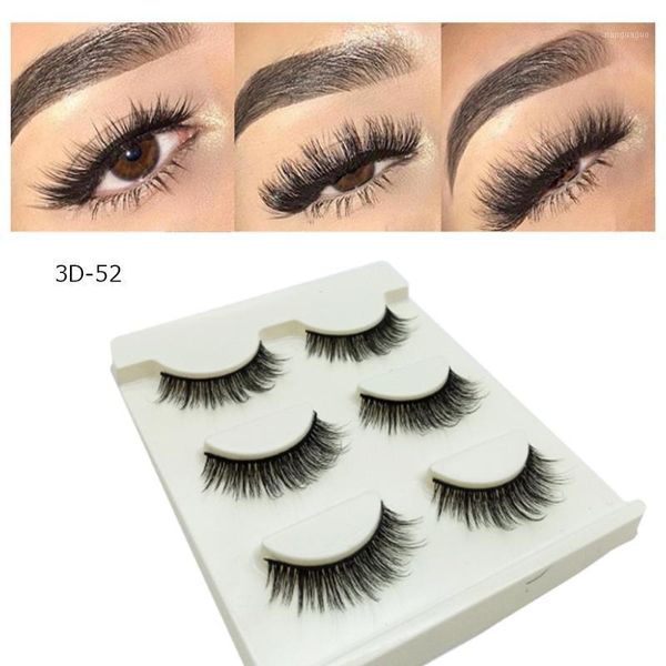 3pairs/set soft false eyelashes makeup natural cruling fake 3d handmade hair thick eyelash womens makeup1
3pairs/set soft false eyelashes makeup natural cruling fake 3d handmade hair thick eyelash womens makeup1