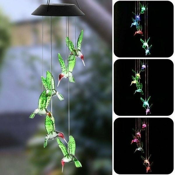 color-changing led solar powered hummingbird wind chime lights yard garden decor lamparas jardin christmas outdoor ground light lawn lamps
color-changing led solar powered hummingbird wind chime lights yard garden decor lamparas jardin christmas outdoor ground light lawn lamps