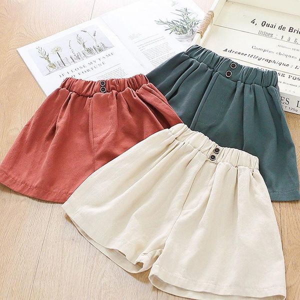 children's summer pure color casual pants retro baby shorts korean version loose children western style all-mat, Black
children's summer pure color casual pants retro baby shorts korean version loose children western style all-mat, Black