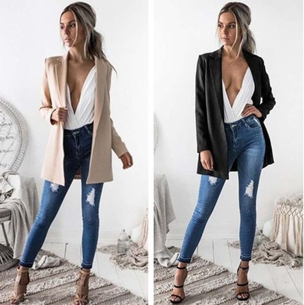 women's suits & blazers 2021fashion temperament commuter coat professional high-end suit leisure solid color jacket lapel workplace car, White;black
women's suits & blazers 2021fashion temperament commuter coat professional high-end suit leisure solid color jacket lapel workplace car, White;black