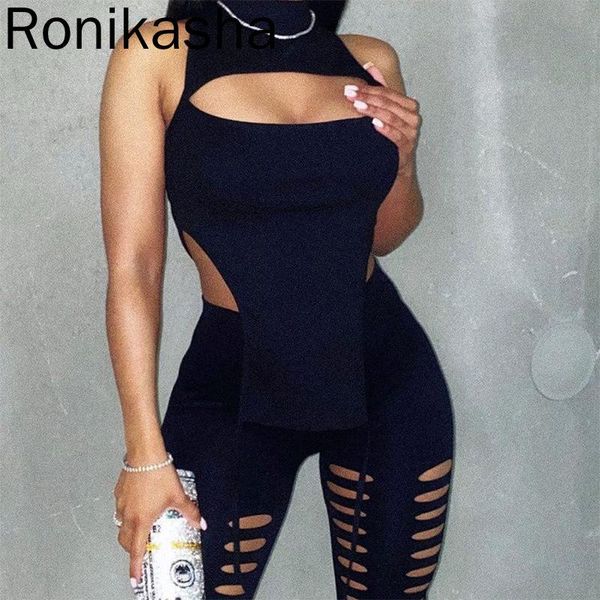 women's tracksuits ronikasha 2 piece sets womens outfits bodycon shalter + hollow half-length pants clubsuit, Gray
women's tracksuits ronikasha 2 piece sets womens outfits bodycon shalter + hollow half-length pants clubsuit, Gray
