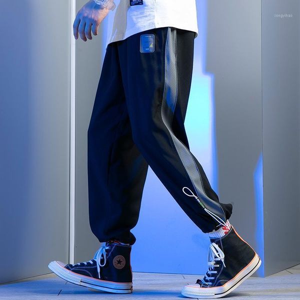 summer streetwear yellow plaid pants men joggers 2021 man casual straight harem korean hip hop track plus size men's, Black 
summer streetwear yellow plaid pants men joggers 2021 man casual straight harem korean hip hop track plus size men's, Black