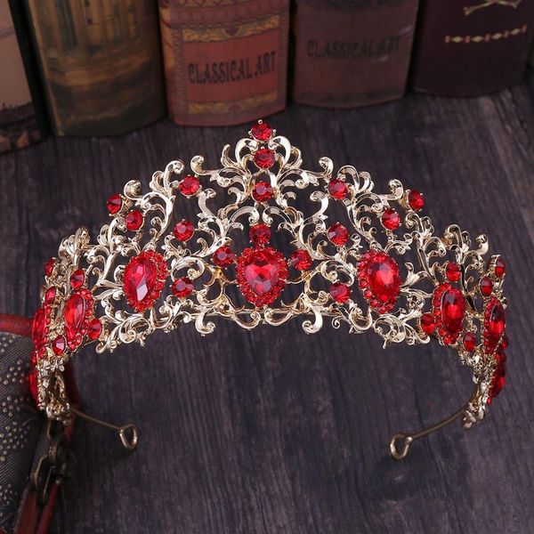 hair clips & barrettes forest leaf crystal tiara brides crown red gold queen diadem head pieces bridal jewelry green crowns wedding accessor, Golden;silver
hair clips & barrettes forest leaf crystal tiara brides crown red gold queen diadem head pieces bridal jewelry green crowns wedding accessor, Golden;silver