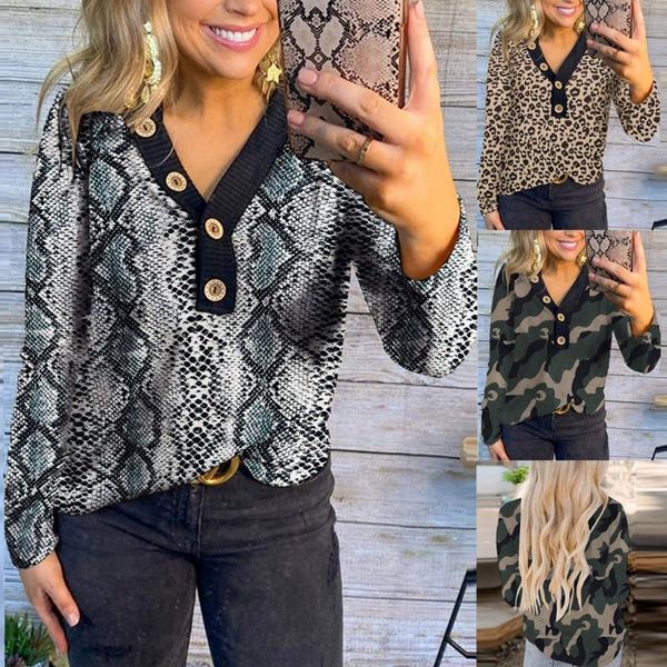 fashion leopard blouse serpentine v-neck casual autumn winter ladies female women long sleeve blusas pullover women's blouses & sh, White
fashion leopard blouse serpentine v-neck casual autumn winter ladies female women long sleeve blusas pullover women's blouses & sh, White