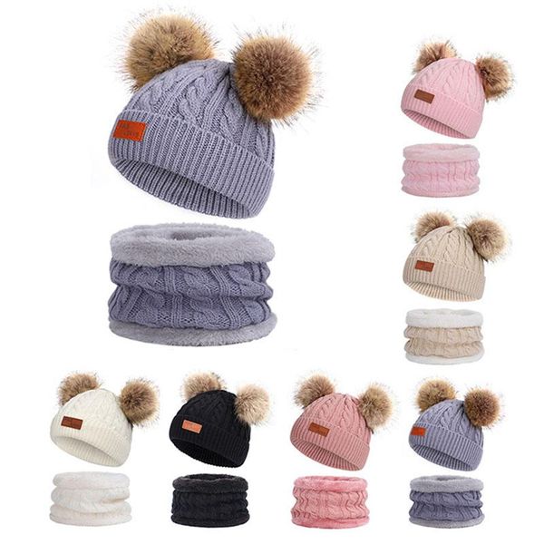 caps & hats winter warm fur baby knitted hat kids double pompom thicken scarf set children's bonnet cap girls boys autumn, Yellow
caps & hats winter warm fur baby knitted hat kids double pompom thicken scarf set children's bonnet cap girls boys autumn, Yellow