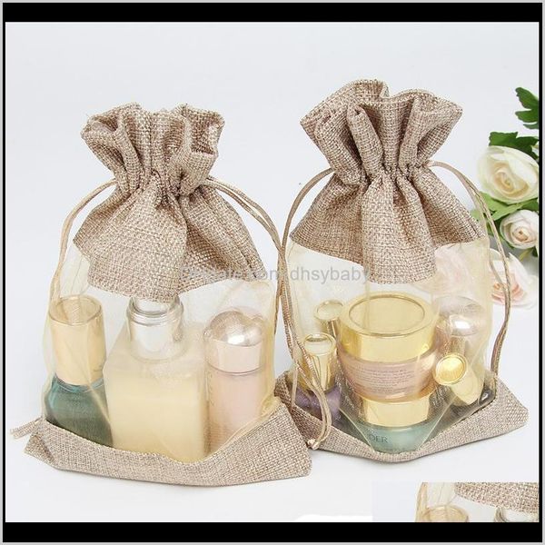 pouches, bags packaging & display drop delivery 2021 10x14cm two-sided window linen jewelry cosmetics bundle mouth storage dstring bag weddi, Pink;blue
pouches, bags packaging & display drop delivery 2021 10x14cm two-sided window linen jewelry cosmetics bundle mouth storage dstring bag weddi, Pink;blue