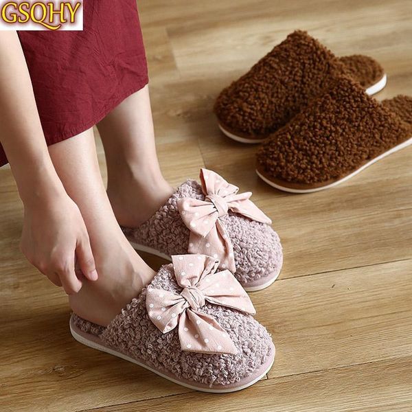 women winter couple slippers ladies butterfly knot solid lamb wool slipper candy color cute indoor casual soft comfortable shoes, Black
women winter couple slippers ladies butterfly knot solid lamb wool slipper candy color cute indoor casual soft comfortable shoes, Black