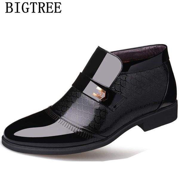 dress shoes business mens boots office men classic patent leather winter formal buty meskie, Black
dress shoes business mens boots office men classic patent leather winter formal buty meskie, Black