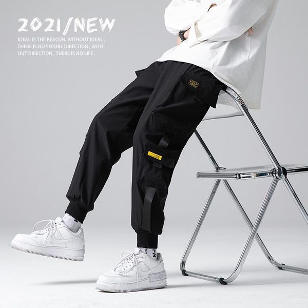 ribbons harem joggers men cargo pants streetwear 2021 hip hop casual pockets track male harajuku fashion trousers men's, Black
ribbons harem joggers men cargo pants streetwear 2021 hip hop casual pockets track male harajuku fashion trousers men's, Black