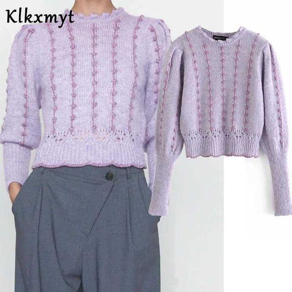 klkxmyt za women fashion metallic thread cropped knitted sweater vintage o neck long sleeve female pullovers chic 210527, White;black
klkxmyt za women fashion metallic thread cropped knitted sweater vintage o neck long sleeve female pullovers chic 210527, White;black