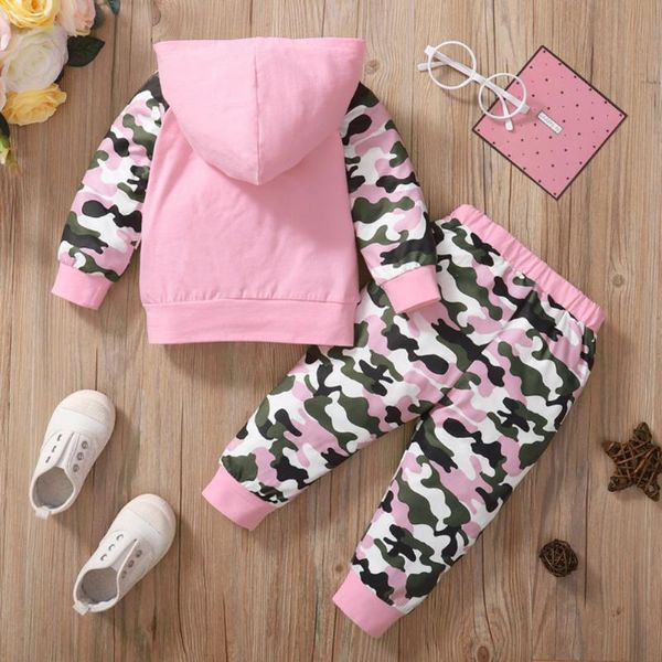 clothing sets autumn baby girl clothes set kids spring sport letter print hooded long sleeve camouflage trousers, White
clothing sets autumn baby girl clothes set kids spring sport letter print hooded long sleeve camouflage trousers, White