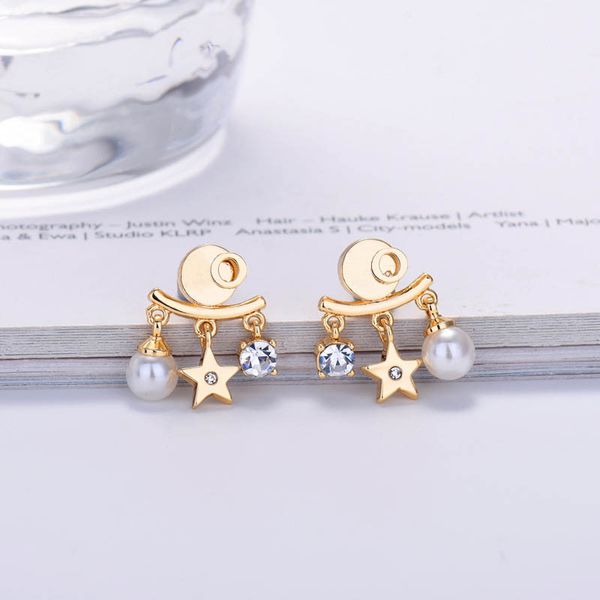 fashion designer stud earrings for women gold diamond dangle earrings party wedding lovers gift engagement jewelry for bride with box, Golden;silver
fashion designer stud earrings for women gold diamond dangle earrings party wedding lovers gift engagement jewelry for bride with box, Golden;silver