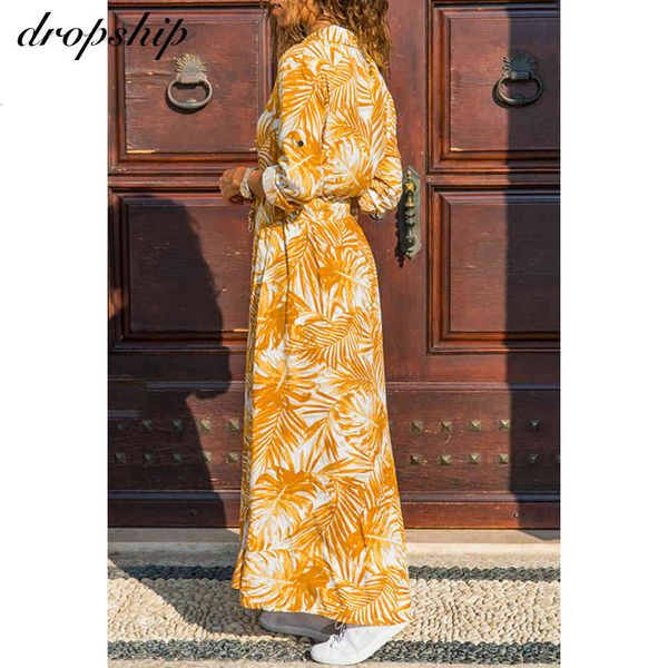 spring and autumn maxi boho beach long dresses for women floral sundress ladies holiday wrap dress vestidos 200928, Black;gray
spring and autumn maxi boho beach long dresses for women floral sundress ladies holiday wrap dress vestidos 200928, Black;gray