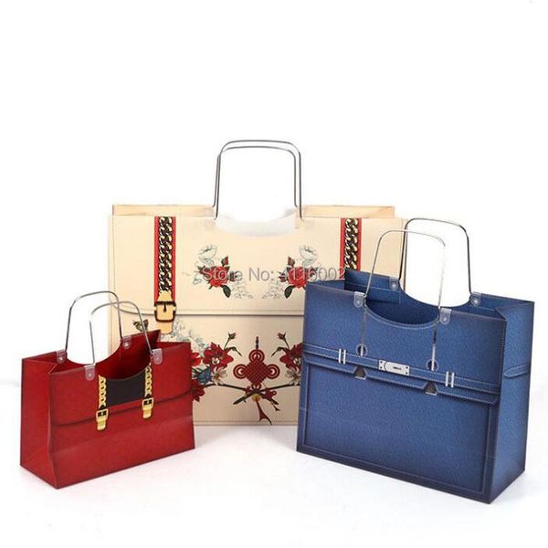 gift wrap 30pcs/lot style metal handle paper bag luxury party thickening 300g shopping for women ladies
gift wrap 30pcs/lot style metal handle paper bag luxury party thickening 300g shopping for women ladies