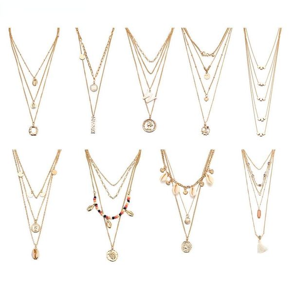 pendant necklaces fashion exaggerated necklace men's and women's claviclechain long decoration stainless steel gold, Silver
pendant necklaces fashion exaggerated necklace men's and women's claviclechain long decoration stainless steel gold, Silver