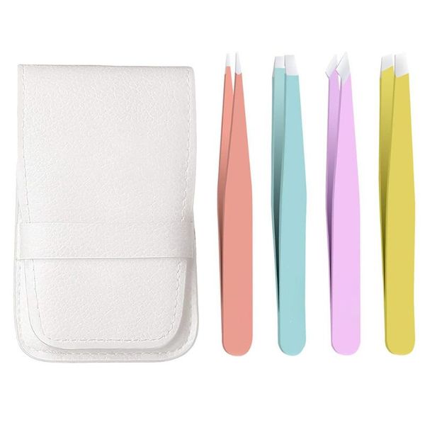 eyebrow tools & stencils 4pcs tweezers set for eyebrows slant tip and pointed tweezer facial hair
eyebrow tools & stencils 4pcs tweezers set for eyebrows slant tip and pointed tweezer facial hair