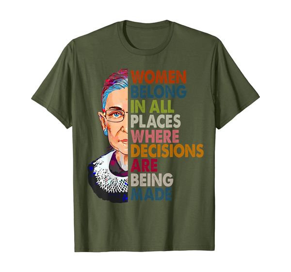 Women belong in all places Ruth Bader Ginsburg Tshirt T-Shirt, Mainly pictures 
Women belong in all places Ruth Bader Ginsburg Tshirt T-Shirt, Mainly pictures