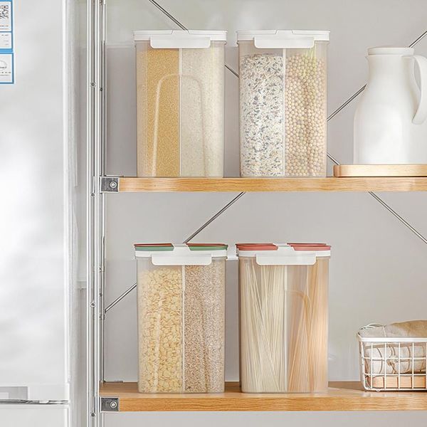 storage bottles & jars /*transparent grain seal jar tank divider box kitchen plastic container spaghetti organizer
storage bottles & jars /*transparent grain seal jar tank divider box kitchen plastic container spaghetti organizer