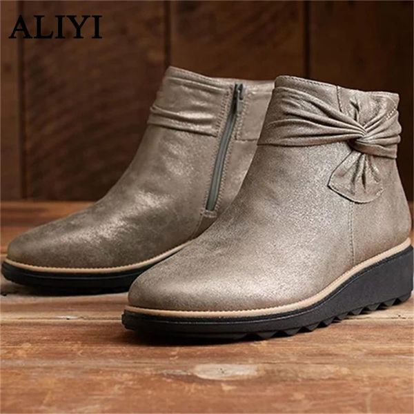 boots women wedge winter bowknot side zipper ladies warm cotton shoes waterproof larged-size 35-43 casual female ankle, Black
boots women wedge winter bowknot side zipper ladies warm cotton shoes waterproof larged-size 35-43 casual female ankle, Black