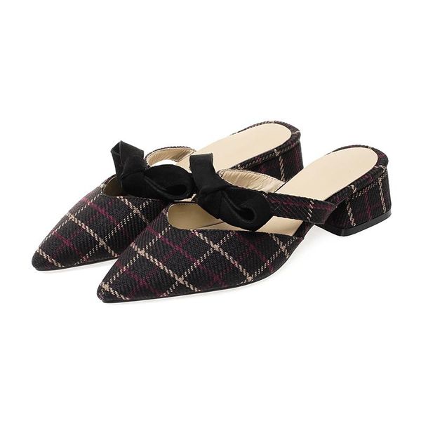 big size pointed plaid bow decorative sandals high heels women shoes woman summer ladies, Black
big size pointed plaid bow decorative sandals high heels women shoes woman summer ladies, Black