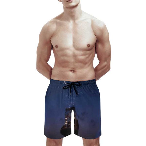 men's shorts short summer sports leisure five minute big pants ins trend loose sweat absorption men beach, White;black
men's shorts short summer sports leisure five minute big pants ins trend loose sweat absorption men beach, White;black