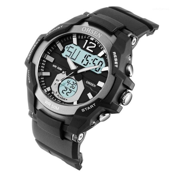 digital men sport wristwatch fashion quartz dual display military waterproof watch relogio masculino black male bracelet clocks wristwatches, Slivery;brown
digital men sport wristwatch fashion quartz dual display military waterproof watch relogio masculino black male bracelet clocks wristwatches, Slivery;brown