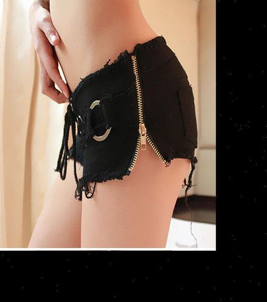 women short summer low waist side zip jeans shorts vintage denim casual all match plus size drawstring for, White;black
women short summer low waist side zip jeans shorts vintage denim casual all match plus size drawstring for, White;black