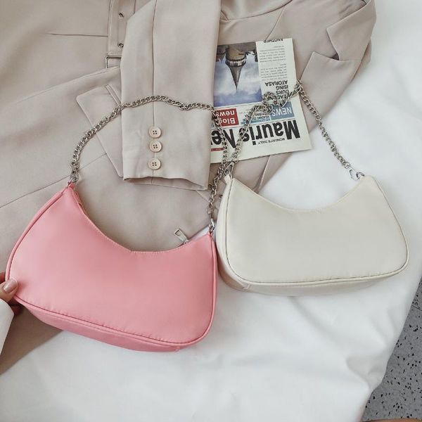 evening bags summer retro nylon female hobos fashion solid color ladies underarm baguette bag design girls small shoulder 2021
evening bags summer retro nylon female hobos fashion solid color ladies underarm baguette bag design girls small shoulder 2021