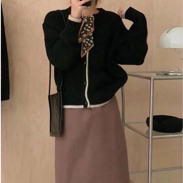 women's sweaters miss xuan knit flower sheep grunge sweater cardigan 2021 autumn temperament early smallcoat trend, White;black
women's sweaters miss xuan knit flower sheep grunge sweater cardigan 2021 autumn temperament early smallcoat trend, White;black