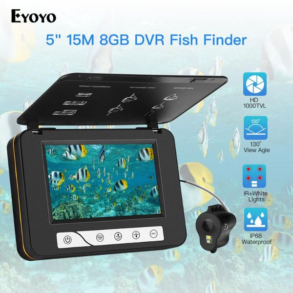 fish finder eyoyo 5" monitor 15/30m camera hd 1000tvl underwater ice fishing video dvr fischfinder videocamera
fish finder eyoyo 5" monitor 15/30m camera hd 1000tvl underwater ice fishing video dvr fischfinder videocamera