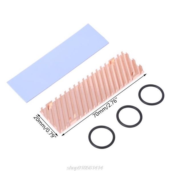 fans & coolings ultra thin pure copper heatsink cooler heat sink ssd thermal pad for m.2 2280 pci-e nvme my24 21 drop
fans & coolings ultra thin pure copper heatsink cooler heat sink ssd thermal pad for m.2 2280 pci-e nvme my24 21 drop